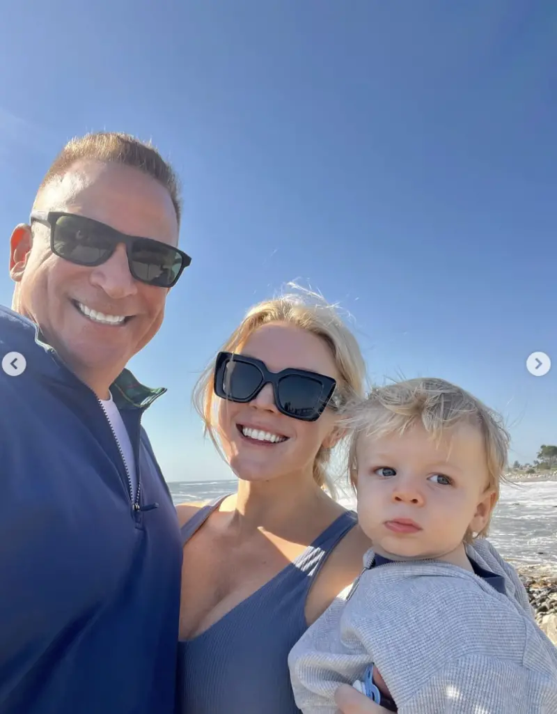 ▲萊維特宣布懷孕喜訊後,她與60歲丈夫里奇歐(Nicholas Riccio)的年齡差也再度引發關注。(圖/翻攝自萊維特IG)