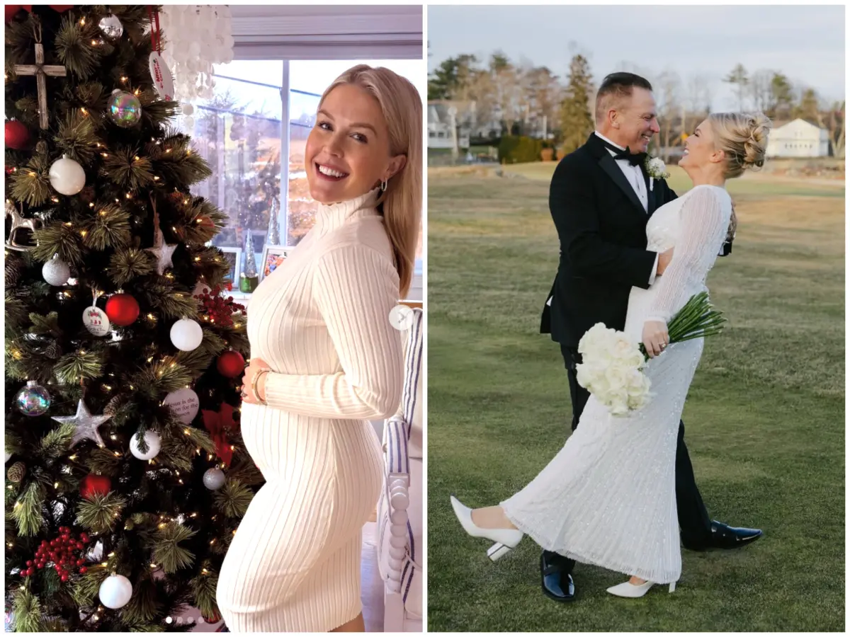 ▲白宮美女發言人萊威特（Karoline Leavitt）26日宣布懷孕喜訊，表示將於明年春天迎來她的第二個孩子。萊威特也成為首位在任內懷孕的白宮新聞秘書。（合成圖／翻攝自萊維特IG）