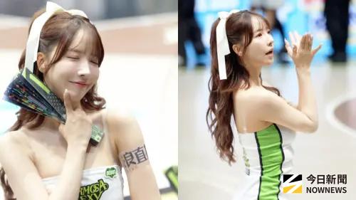 ▲三上悠亞在應援期間帶來多支舞蹈，不論是表情控管或是舞蹈動作都十分到位，展現不俗舞蹈實力。（圖／記者張一笙攝）