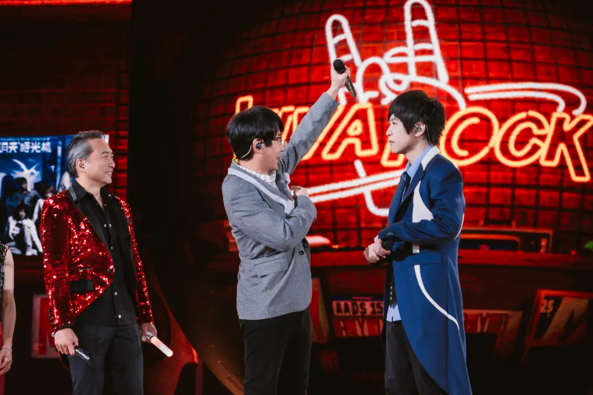 ▲五月天今（27）日晚間在台中洲際棒球場開唱，演出結束後就發生規模7.0強震，主唱阿信（圖右）也在第一時間發文報平安。（圖／相信音樂提供）