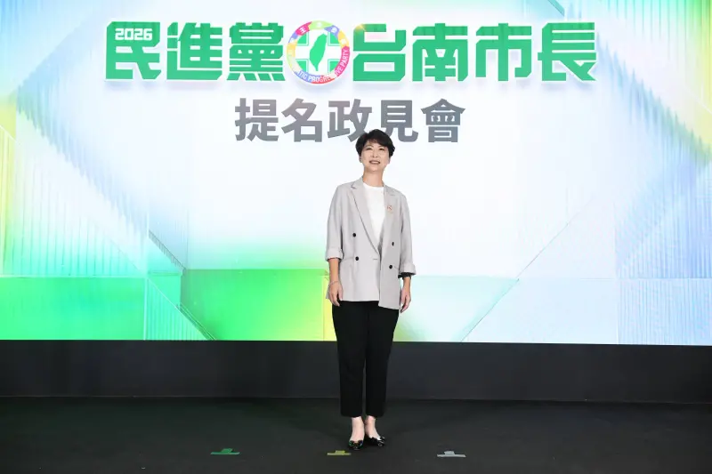    ▲陳亭妃說，很羨慕林俊憲資源多，可以辦很多造勢、遊覽車一台一台載。（圖／記者林柏年攝，2025.12.27）  