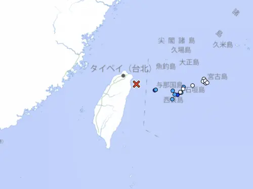 台灣宜蘭外海7.0強震！日本沖繩也有感　日媒稱無海嘯風險
