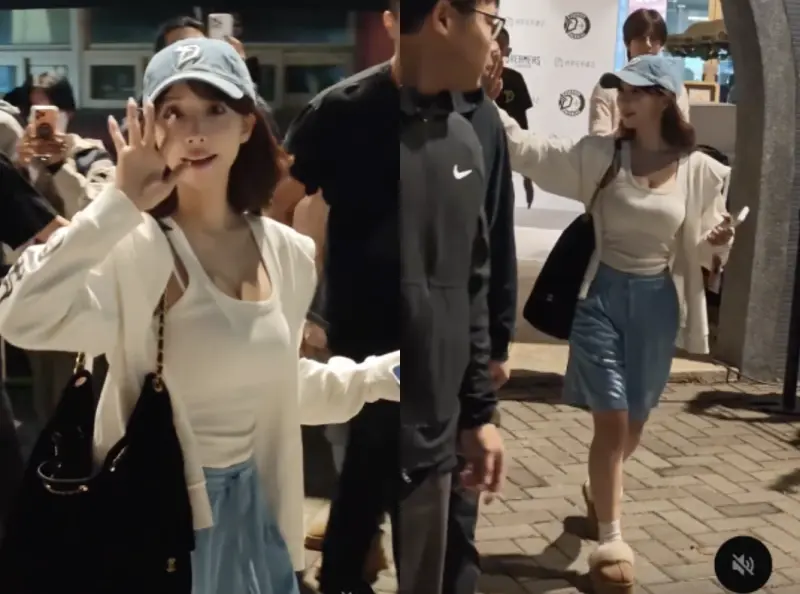 三上悠亞私服太香！上半身純白全看光　不怕低溫、粉絲暖心陪下班