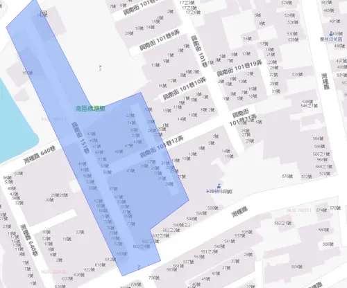 ▲台南市12月29日停水影響範圍。（圖／台灣自來水公司water.gov.tw/）