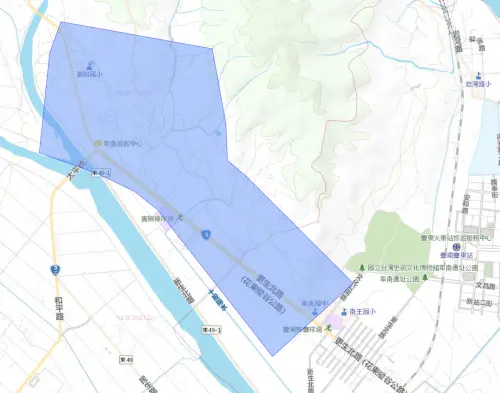 ▲台東縣12月29日停水影響範圍。（圖／台灣自來水公司water.gov.tw/）