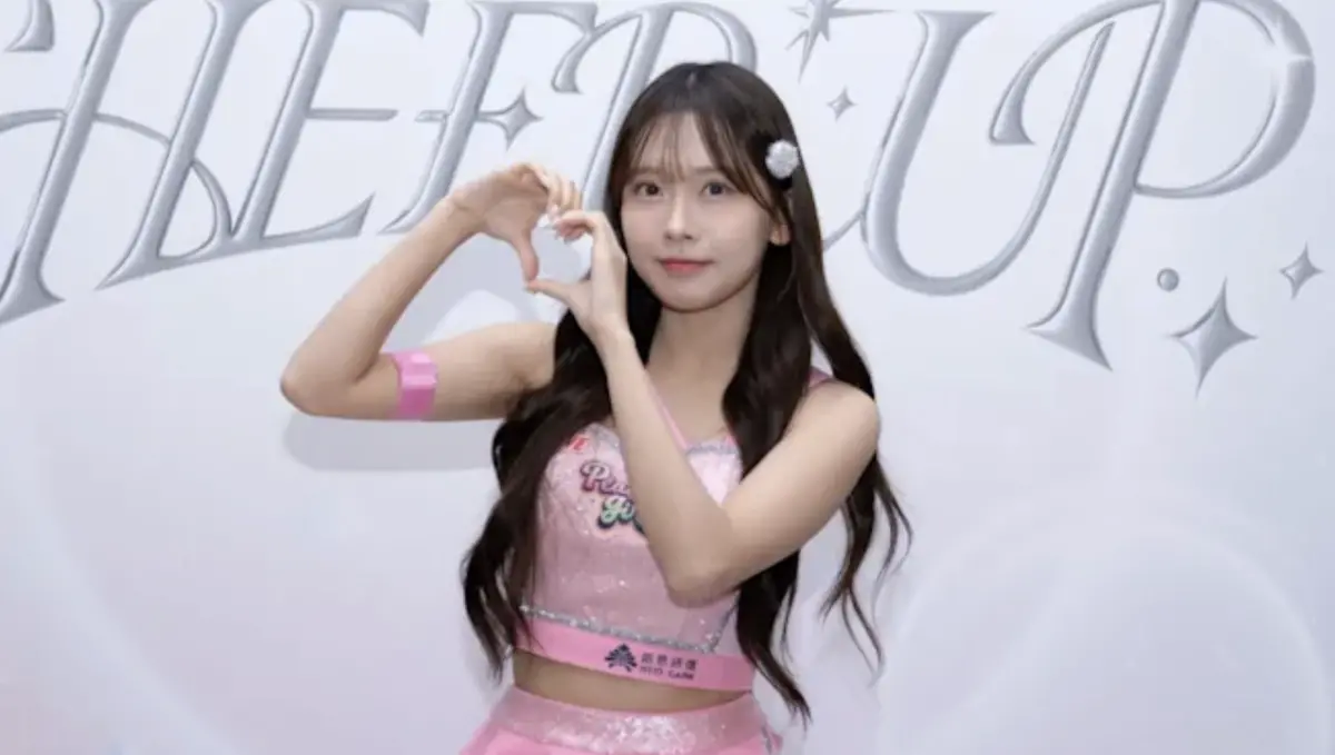 ▲昨（27）日晚間11點多，台灣發生芮氏規模7.0強震，讓韓籍啦啦隊女神金佳垠（如圖）嚇壞，直呼第一次在台灣遇到，整個人嚇到不敢動。（圖／CHEER UP提供）