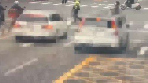 ▲北市賣玉蘭花爆衝突。（圖／翻攝畫面）