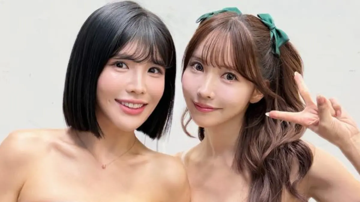 ▲三上悠亞（右）和壯壯同框，球迷一看評論一面倒，認為壯壯完全沒有輸三上。（圖／壯壯IG@ula_shen_IG）