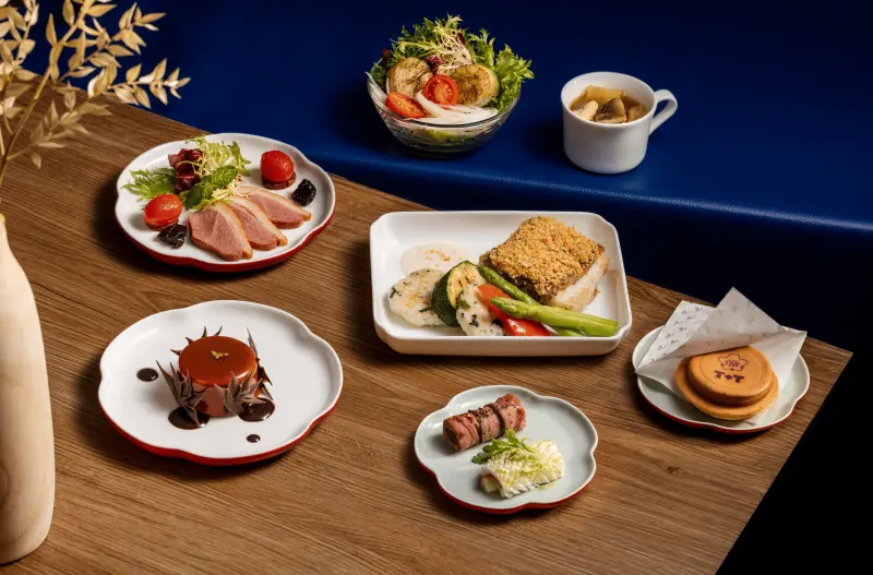 華航攜手米其林一星餐廳　長程線航班推出全新機上餐