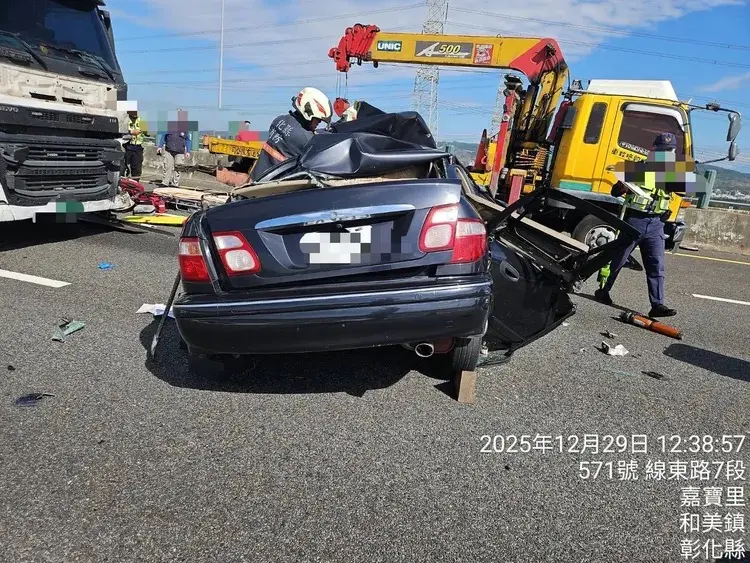 ▲海巡署空勤隊上士命喪國道3號。（圖／民眾提供）