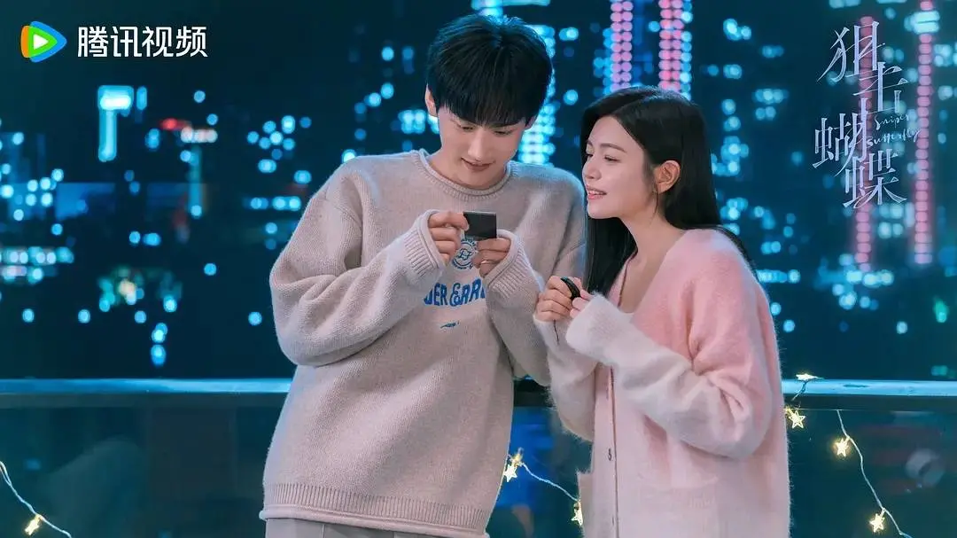 ▲陳妍希搭檔中國新晉偶像小生周柯宇的《狙擊蝴蝶》爆紅。（圖／WeTV提供）