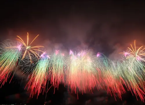 ▲新北「閃耀新北1314跨河煙火」將在12月31日 20:26 準時施放，施放長度13分14秒（象徵一生一世）（圖／新北市文化局臉書）