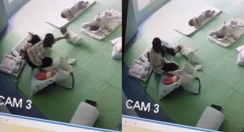 托育黑幕曝光！大馬托兒所爆虐嬰案　6個月男嬰遭保姆推滾施暴
