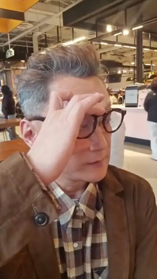 ▲何篤霖得知曹西平死訊，一度說不出話。（圖／翻攝自臉書@何篤霖 Ho Tu Lin）