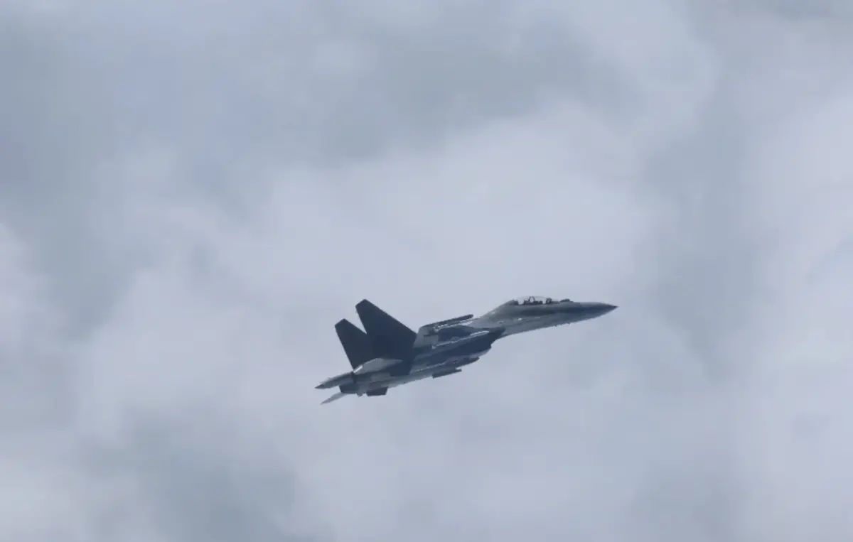 ▲共軍殲-16戰機。（圖／國防部提供）