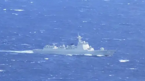 ▲共軍太原軍艦。（圖／國防部提供）