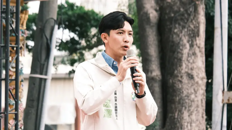 ▲ 前鎮區明孝里里長、前鎮小港議員參選人林浤澤表示，柯志恩應如實交代，並支持內政部「民代赴中納管」政策。（圖／前鎮區明孝里里長、前鎮小港議員參選人林浤澤提供）