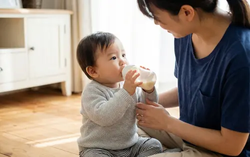 ▲給予適合寶寶的奶粉（圖／NOWNEWS）
