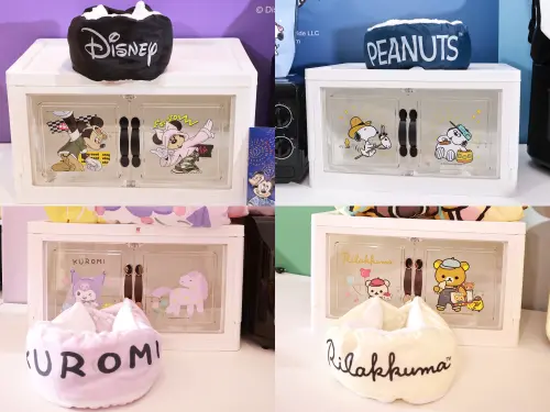 ▲7-11春節福袋999元，37L摺疊收納櫃+頸枕毯+紅包袋。（圖／記者吳翊緁攝）