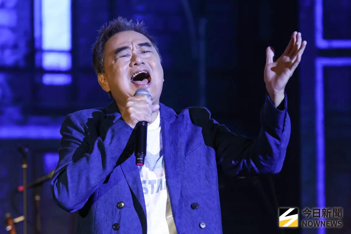 ▲陳昇（如圖）罹患口腔癌5年，他表示他沒有戰勝什麼，而是和疾病共存，以及了解到很多時候，生病是自找的。（圖／記者朱永強攝影）