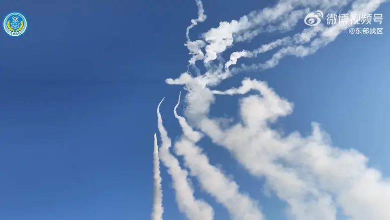 ▲中國解放軍東部戰區在福建平潭進行實彈射擊。（圖／翻攝自微博）