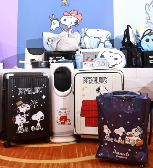 ▲7-11春節福袋，聯名熱門IP 史奴比款。（圖／記者吳翊緁攝）&nbsp;