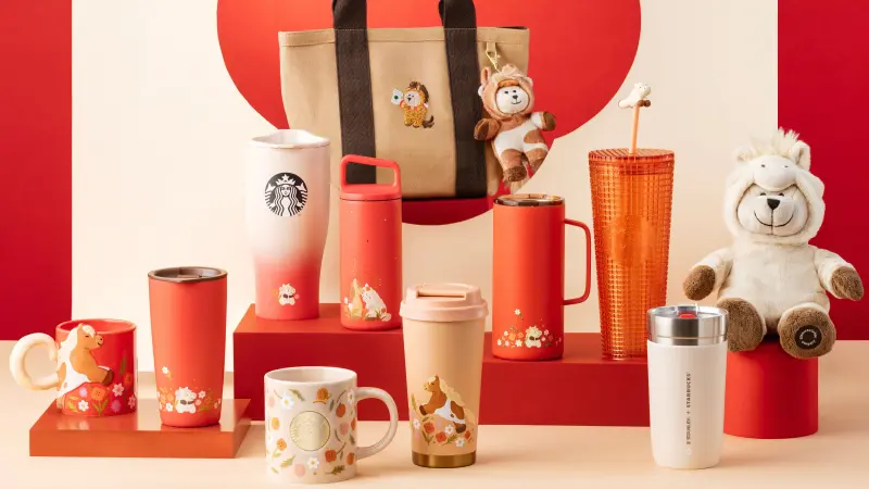 跨年星巴克買一送一！星沁爽單杯優惠　金貓屁屁提袋、馬年新品曝