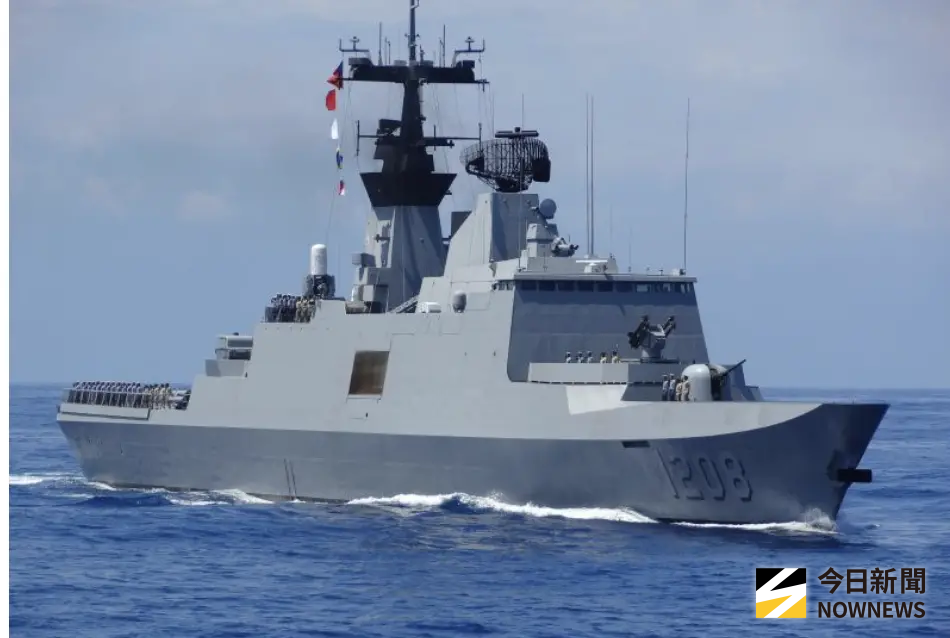 ▲海軍康定級承德軍艦。（圖／記者呂炯昌攝）