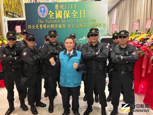 ▲慶祝全國保全日，理事長張達錩表示，全國30萬保全人員是一道隱形防護網，在台灣各角落維護全民身家安全。（圖／記者金武鳳攝，2025.12.30)