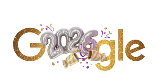 「跨年夜」Google首頁換新塗鴉！一鍵看天氣、演唱會、煙火快捷
