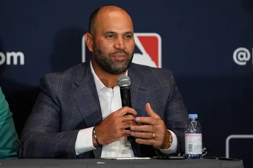 ▲多明尼加共和國國家隊總教練、傳奇巨星「普神」普侯斯（Albert Pujols）。（圖／美聯社／達志影像）