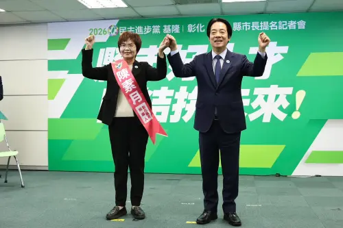 ▲民進黨徵召陳素月。（圖／記者朱永強攝，2025.12.31）