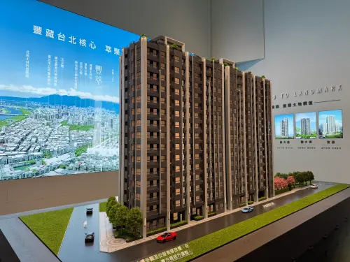 ▲聖得福豐萃外觀模型。（圖／記者張家瑋攝）