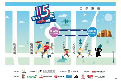 台北新年第一跑！2026元旦路跑懶人包：路線、交管、抽獎好禮一覽
