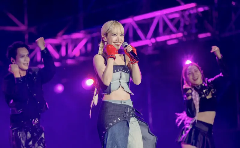 高雄跨年變夜店！Lulu瘦到臉頰凹陷　台上使勁搖狂吼：陳漢典賺到