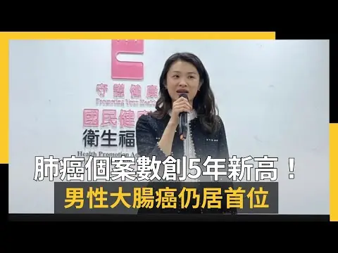 肺癌連3年蟬聯十大癌症首位 個案數創5年新高|NOWNEWS#cc字幕
