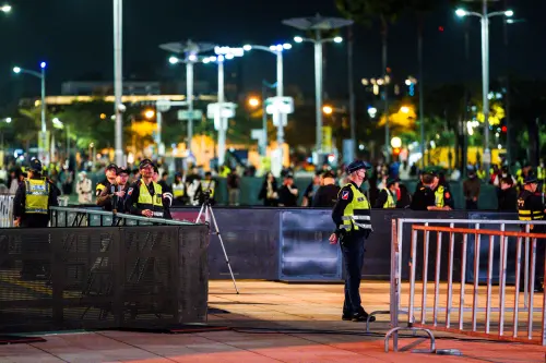▲為使民眾安心跨年，高市府於跨年夜出動警力、民力約1295名維護活動安全。（圖／高市府提供）