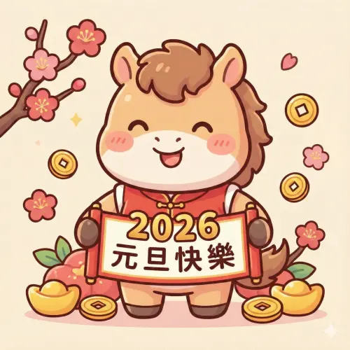 ▲2026元旦祝福圖下載，《NOWNEWS》祝讀者元旦快樂平安。（圖／AI生成）