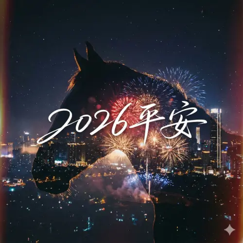 ▲2026元旦祝福圖下載，《NOWNEWS》祝讀者元旦快樂平安。（圖／AI生成）
