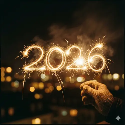 ▲2026元旦祝福圖下載，《NOWNEWS》祝讀者元旦快樂平安。（圖／AI生成）