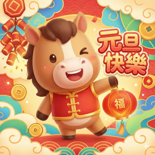 ▲2026元旦祝福圖下載，《NOWNEWS》祝讀者元旦快樂平安。（圖／AI生成）