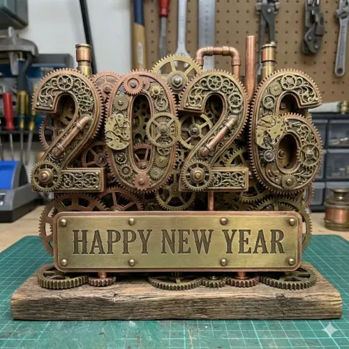 ▲2026元旦祝福圖下載，《NOWNEWS》祝讀者元旦快樂平安。（圖／AI生成）