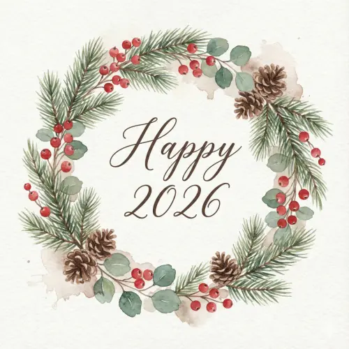 ▲2026元旦祝福圖下載，《NOWNEWS》祝讀者元旦快樂平安。（圖／AI生成）