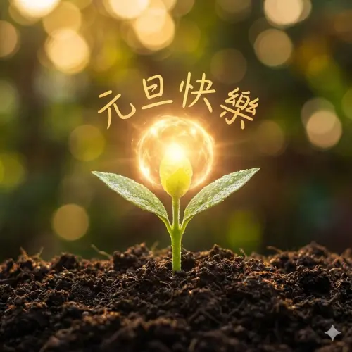 ▲2026元旦祝福圖下載，《NOWNEWS》祝讀者元旦快樂平安。（圖／AI生成）