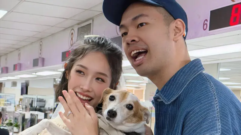 陳大天涉閃兵風波失業！與劉樸元旦宣布登記結婚　甜喊：一生相伴