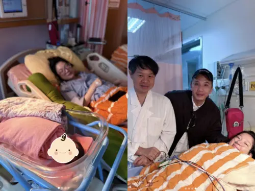 ▲Sandra（左）與老公許傑克結婚3年多，終於迎來寶貝兒子。（圖／翻攝自Sandra IG）