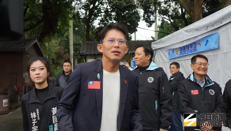 ▲民眾黨主席黃國昌怒轟賴政府惡搞台灣社會整整一整年推動大惡罷。（圖／記者呂炯昌攝，2026.01.01）