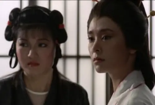 ▲夏文汐（右）在《唐朝豪放女》扮演才女魚玄機，讓他從香港紅到台灣。（圖／摘自IMDb）