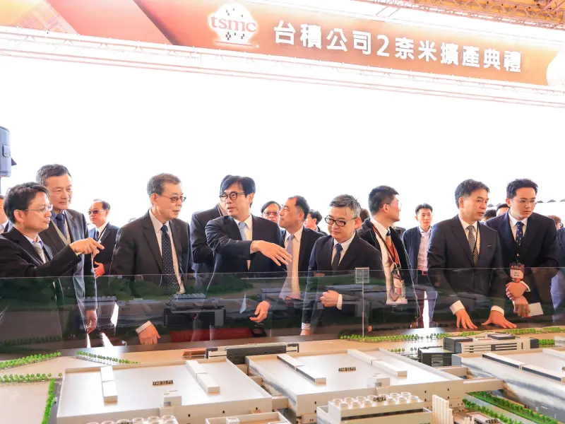 台積電高雄2奈米晶片量產　陳其邁感謝市府同仁齊心努力
