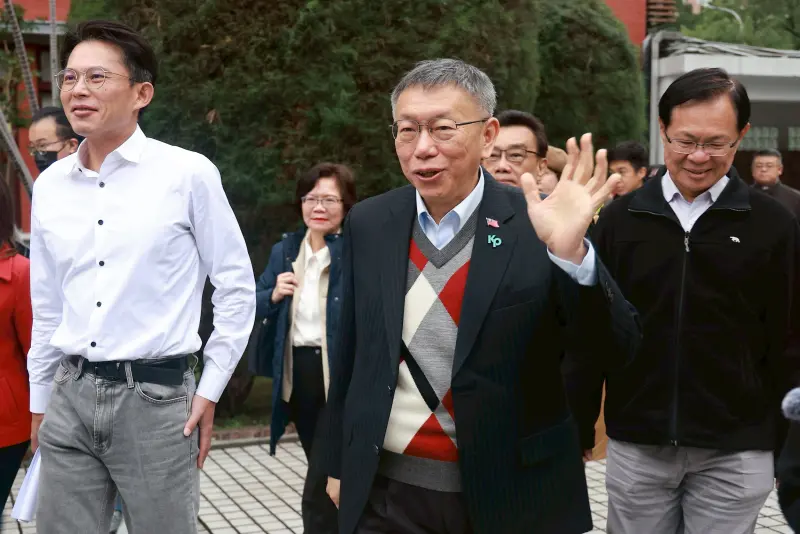 ▲媒體提問是否再戰2028，柯文哲回應沒把話說死。（圖／記者葉政勳攝，2026.01.02）